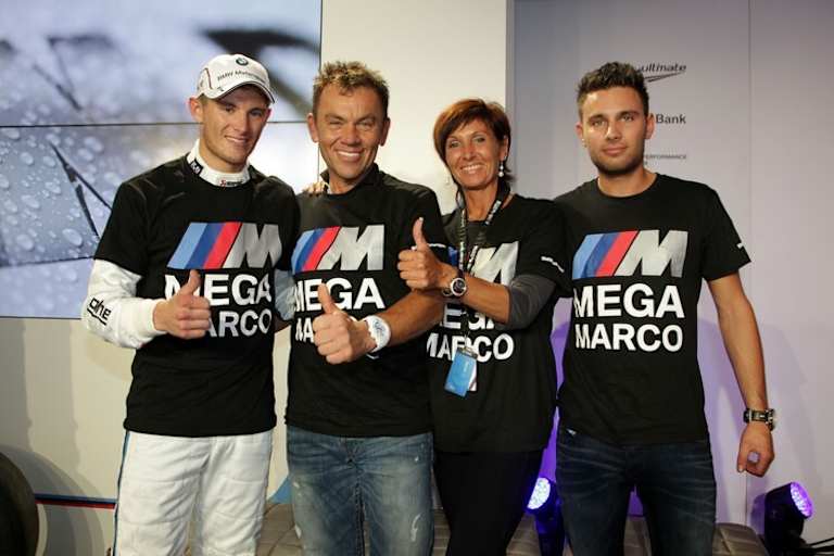 Marco Wittmann, Vater Herbert, Mutter Angelika und Bruder Nico
