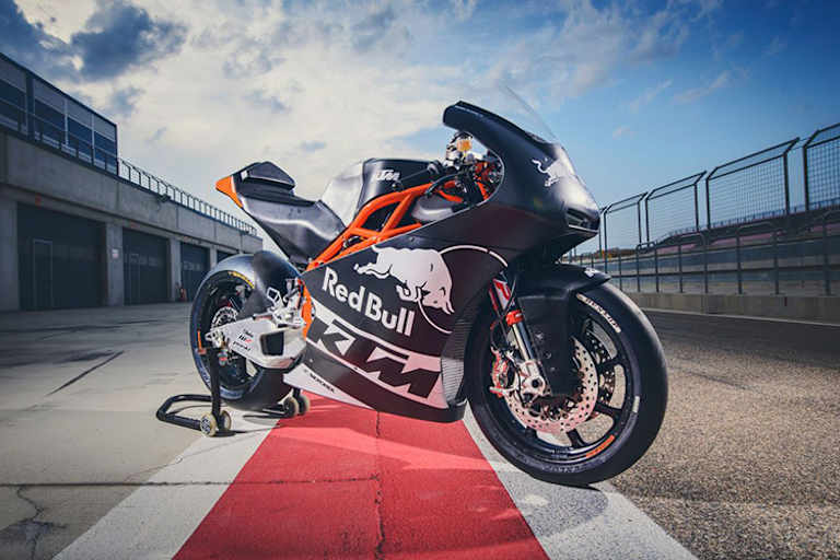 Die WP-KTM-Moto2-Maschine
