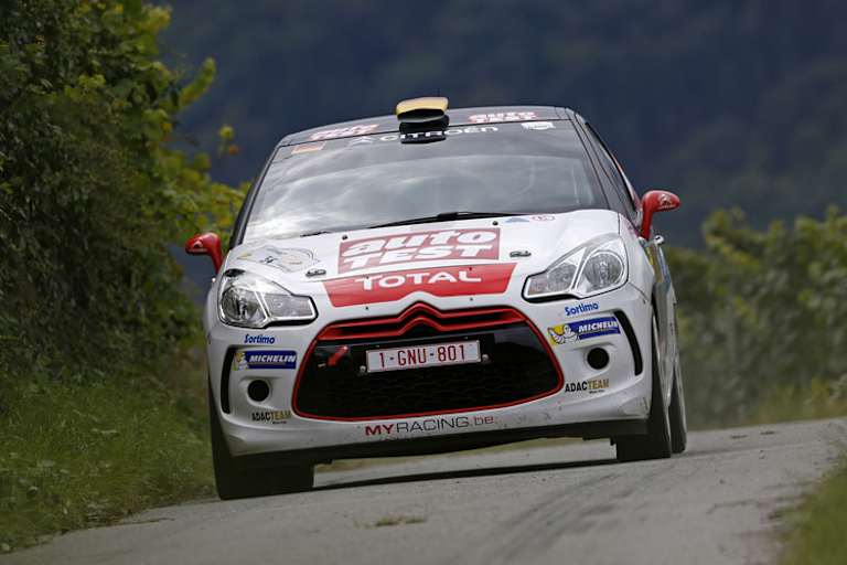 Christian Riedemann und Copilot Michael Wenzel mussten sich Citroën DS3 knapp geschlagen geben