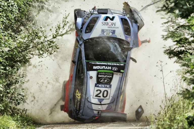 Ende einer Dienstfahrt – Hayden Paddon war bis zum Abflug schnellster Hyundai-Pilot  