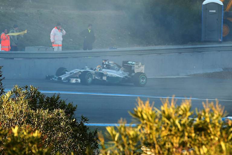 Einen Dreher legte Hamilton auch am Donnerstag ein