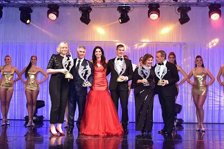 Die WSLA-Preisträger auf der Bühne