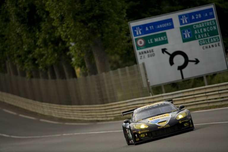 2009 in Le Mans: Marcel Fässler in der Corvette C6.R 