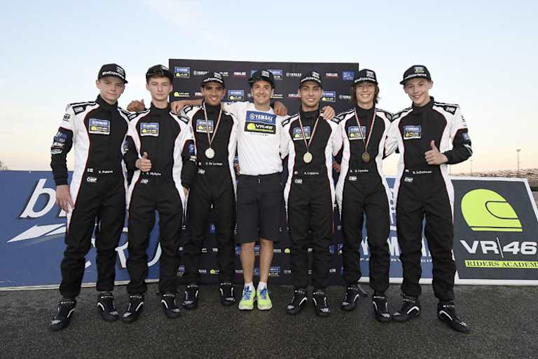 Siegerehrung für die besten GoKart-Fahrer