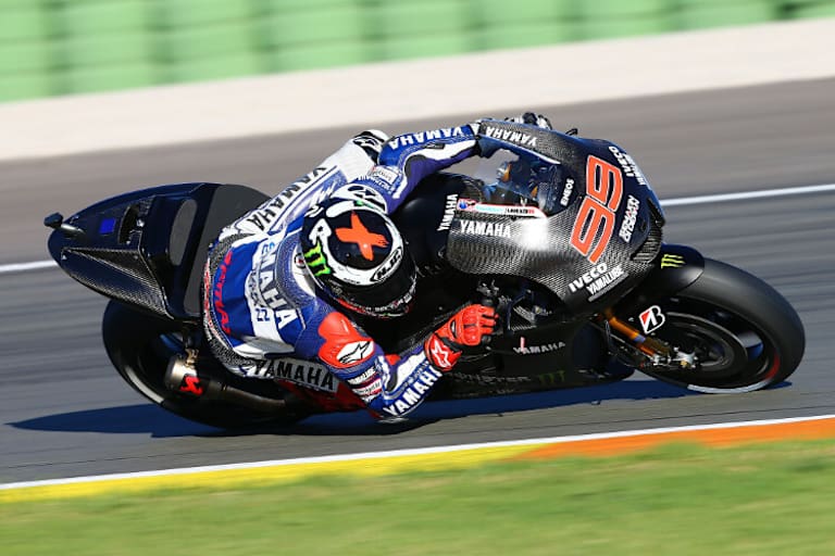 Valencia-Test 2013: Die Yamaha M1 ohne Lackierung