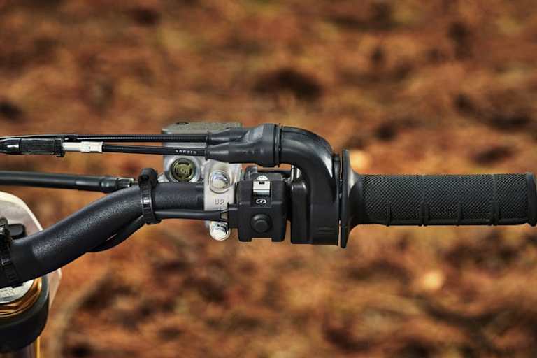 Die Yamaha YZ250F verfügt über einen Elektrostarter