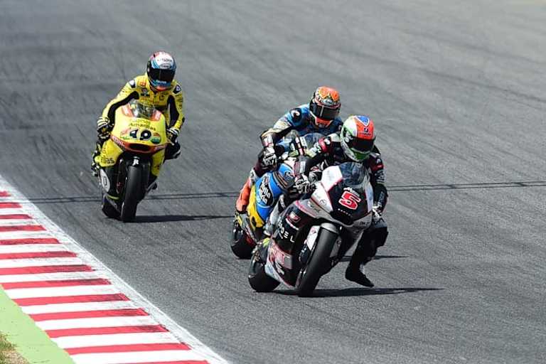 Zarco muss Rabat und Rins hinter sich halten