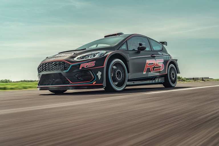 Der Rallye-Fiesta R5 von M-Sport und Ford