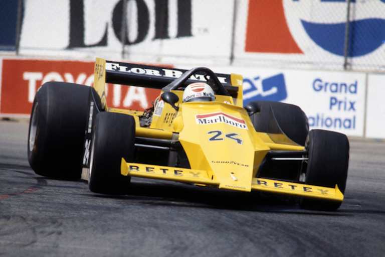 Merzario 1979 in Long Beach mit seinem Eigenbau