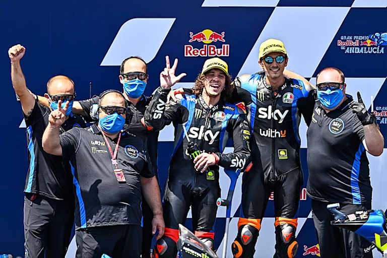 Grenzenloser Jubel auf dem Siegertreppchen