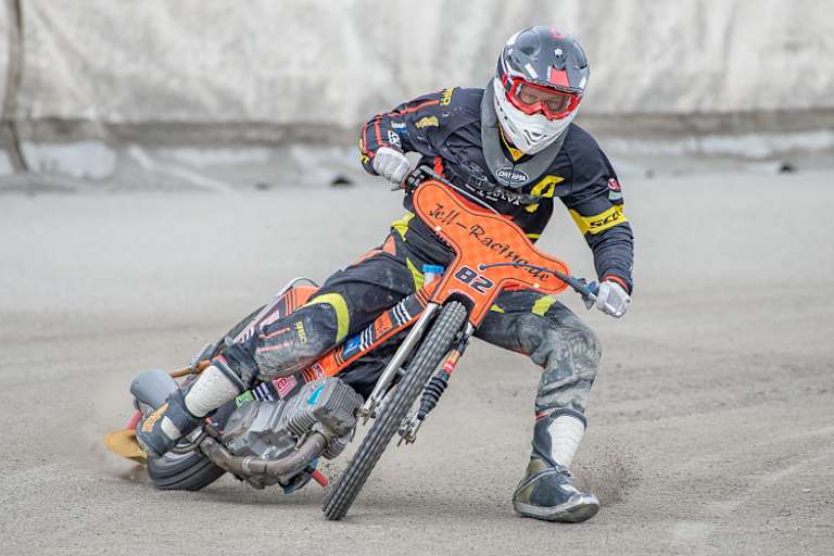 Auch auf dem Speedway-Bike machte Markus Jell eine gute Figur