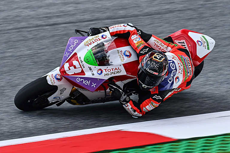 Bravouröse Leistung von Lukas Tulovic beim MotoE-Rennen auf dem Red Bull Ring