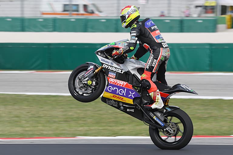 Auch Platz 2 ist für Domi Aegerter ein Grund zum Feiern 