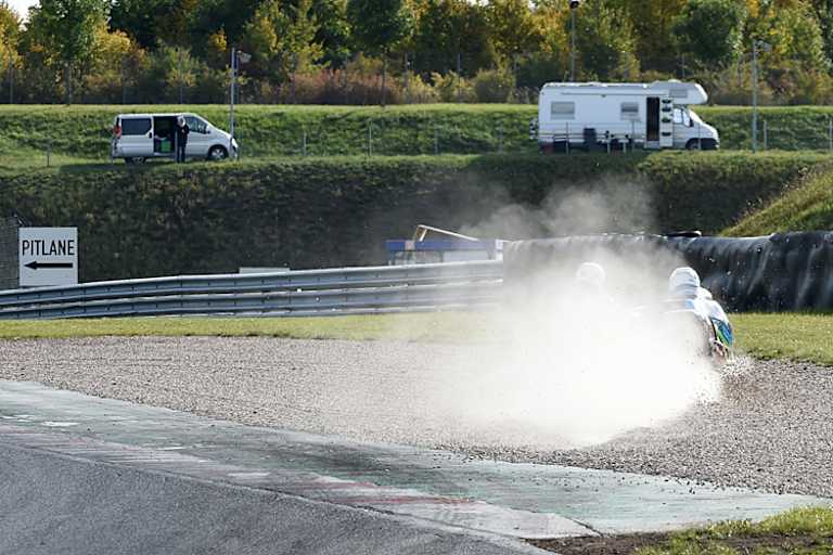 Todd Ellis/Emmanuelle Clement konnten einen Unfall gerade noch verhindern