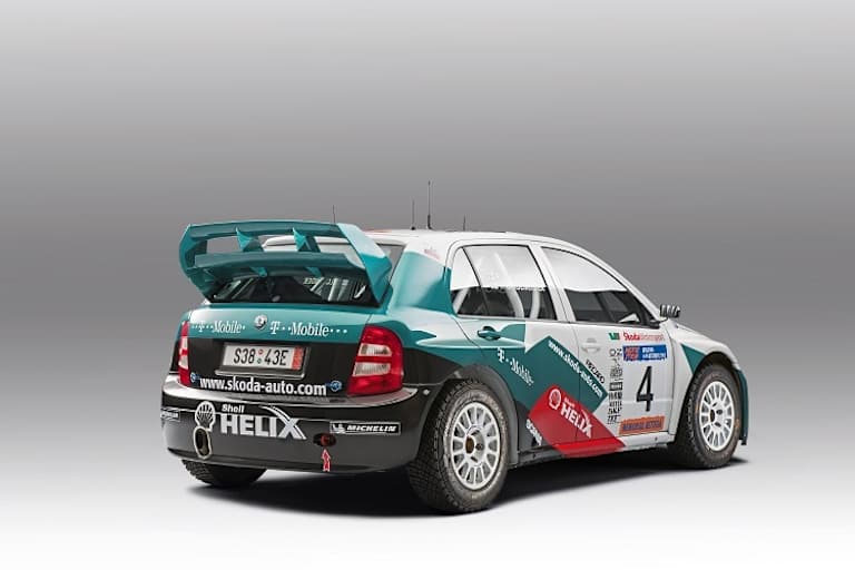 Skoda Fabia WRC von hinten