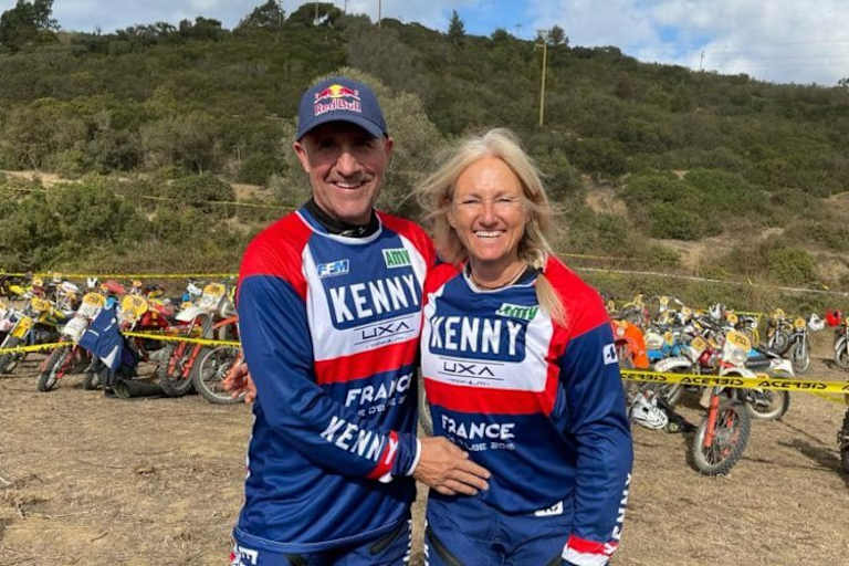 Andrea Mayer mit Ehemann Stephan Peterhansel