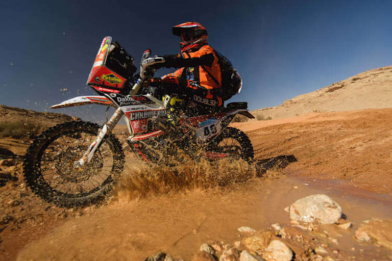 Mirjam Pol: Sie führt die Wertung der Frauen zur Rallye-Halbzeit