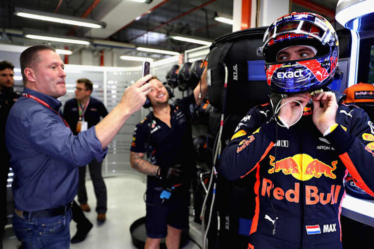 Jos und Max Verstappen
