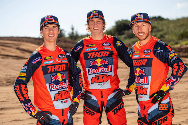 Jorge Prado, Mattia Guadagnini und Tony Cairoli