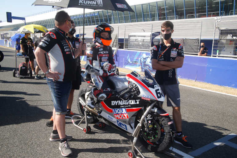 Phillip Tonn tat sich mit der Umstellung auf sein ETC-Bike schwer