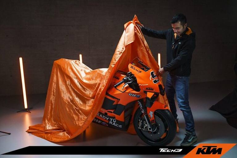 Danilo Petrucci darf am Samstag zum ersten Mal mit der KTM Tech3-Maschine auf die Strecke
