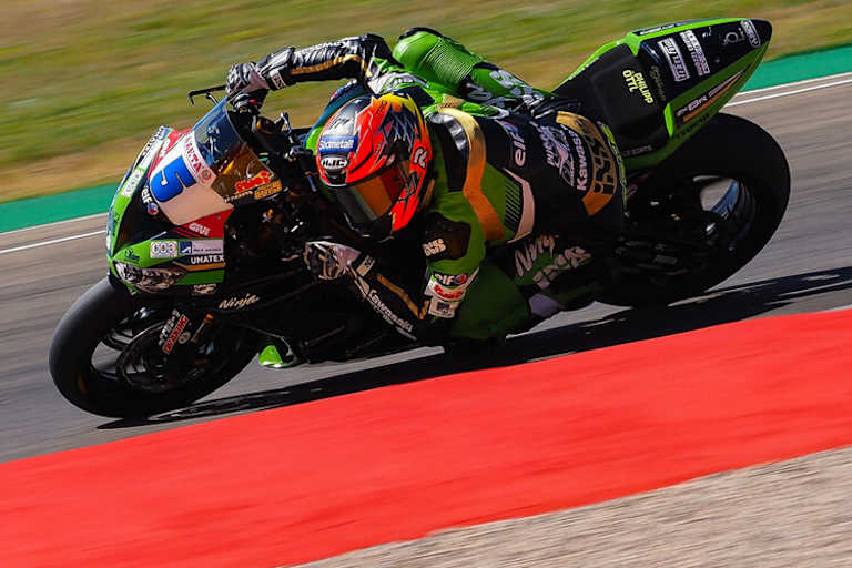 Philipp Öttl auf der Puccetti-Kawasaki