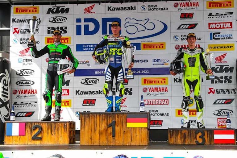 Podium IDM Supersport Lauf 2