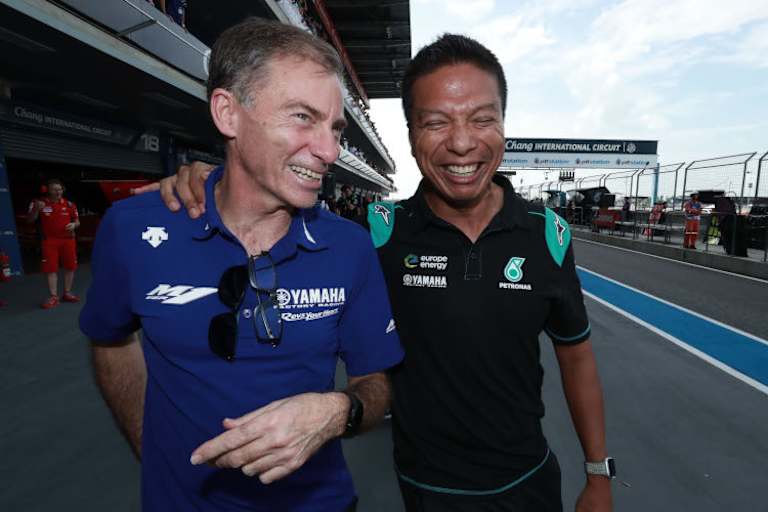 Lin Jarvis mit Razlan Razali, Team Principal von Petronas SRT