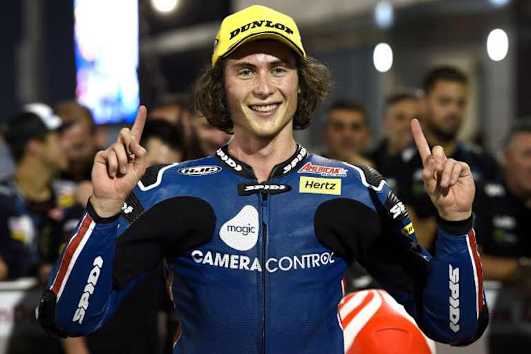 Joe Roberts sicherte sich in Katar 2020 die Moto2-Pole