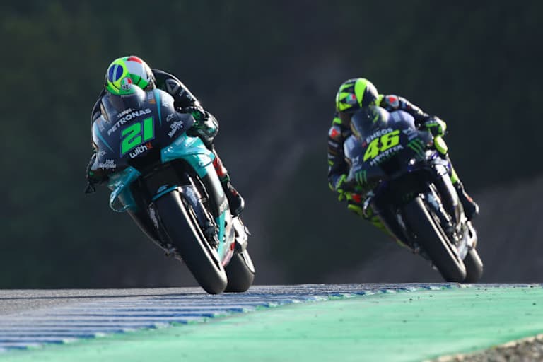 Franco Morbidelli und Valentino Rossi sind 2021 in den gleichen Farben unterwegs