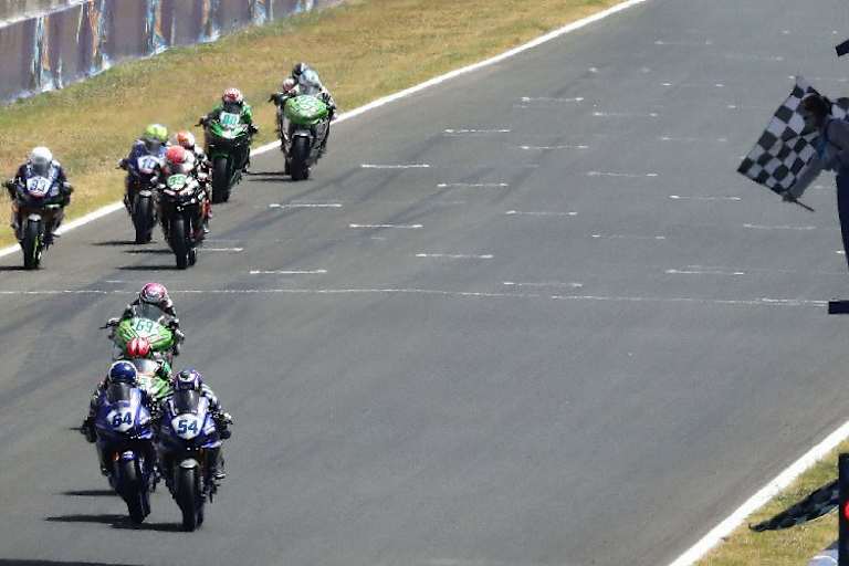 Der Zieleinlauf war denkbar knapp