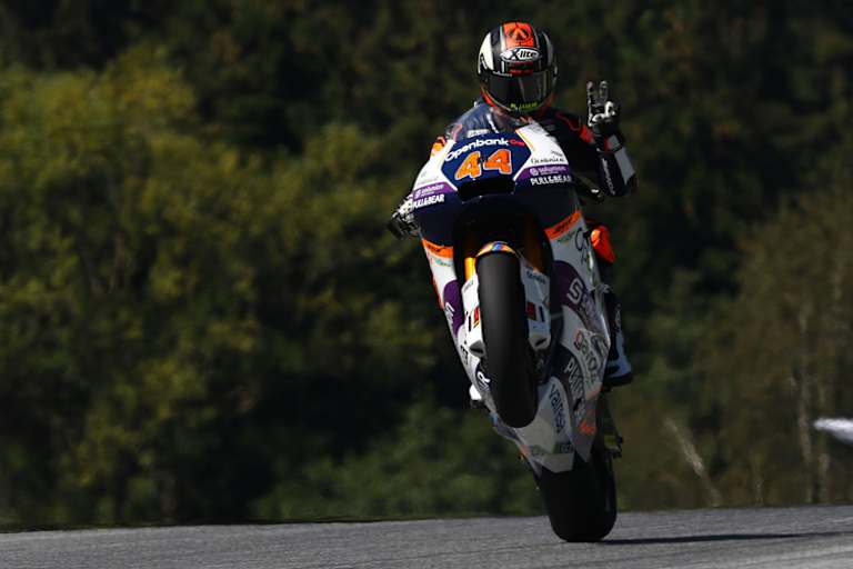 Aron Canet holte seine erste Moto2-Pole-Position