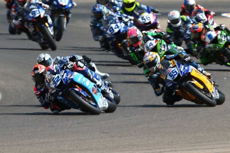 In Aragon fuhren Vinales (32) und Locatelli (55) in der Spitzengruppe