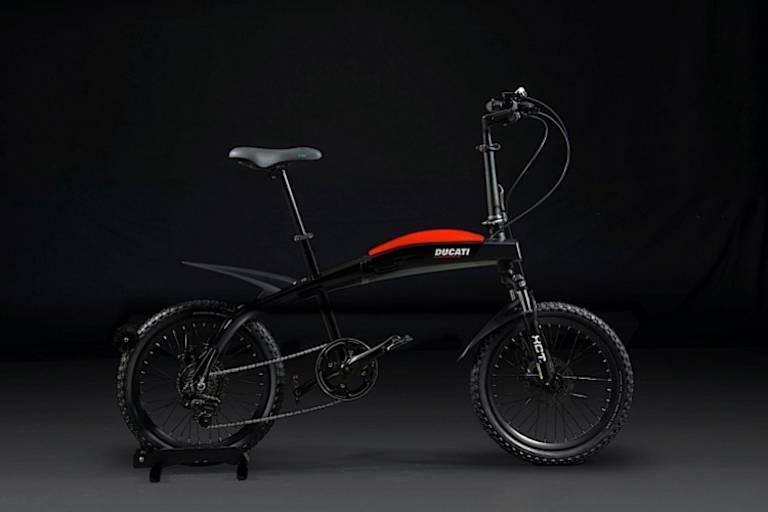 Ducati Urban-E: Faltbares Elektrofahrrad, ebenfalls gestaltet von Italdesign - und keine Studie