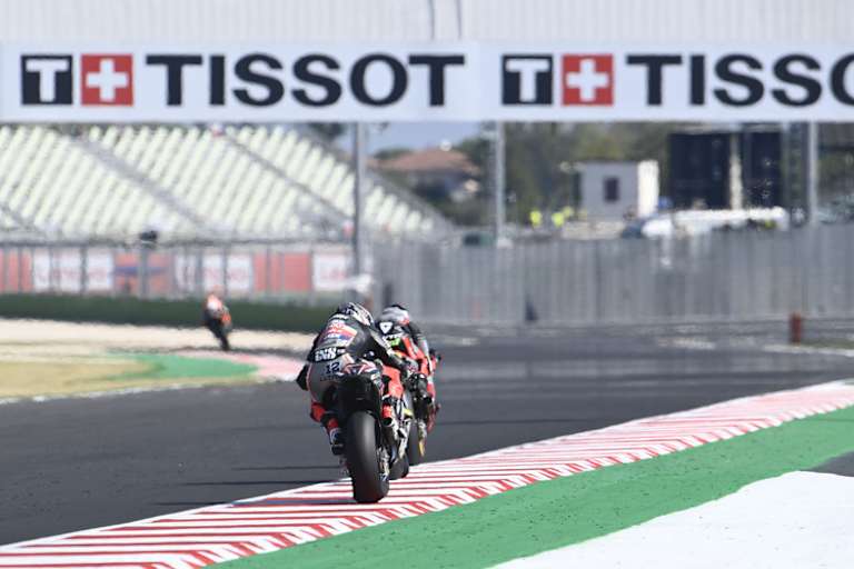 Thomas Lüthi fährt noch hinterher