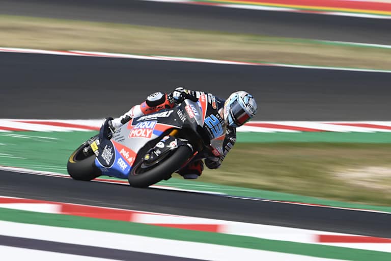 Marcel Schrötter fuhr ein starkes Rennen, konnte es aber nicht beenden