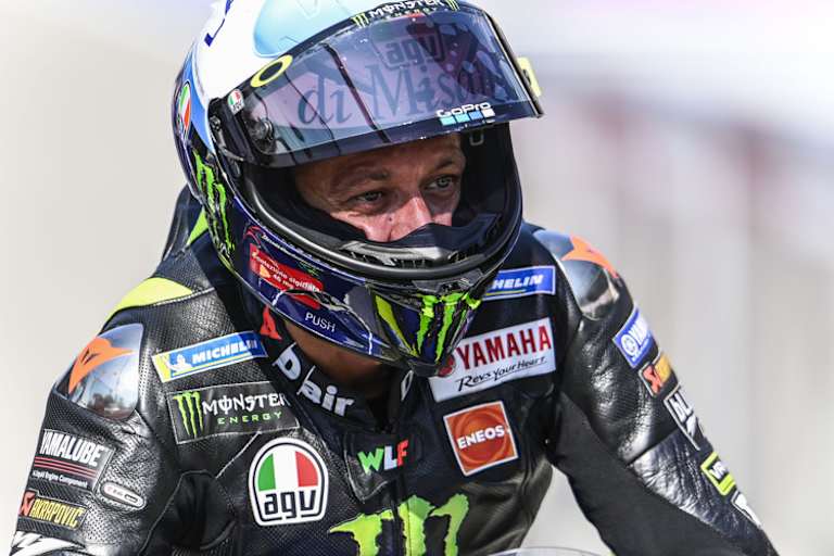 Valentino Rossi ging beim Test nicht auf Zeitenjagd