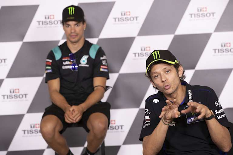 Valentino Rossi und Franco Morbidelli sind ab 2021 Teamkollegen 