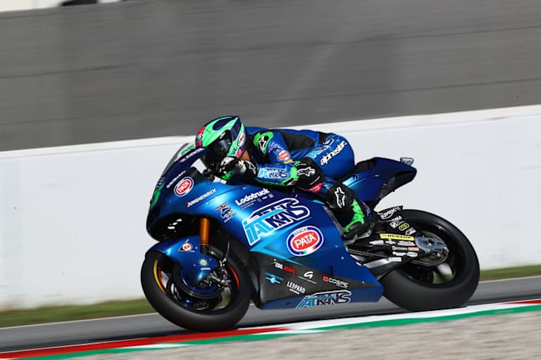 Enea Bastianini rettete sich in der Schlussphase, stürzte aber