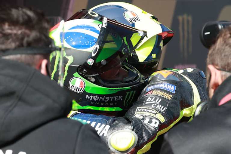 Beim Catalunya-GP 2020 standen Morbidelli und Rossi gemeinsam in der ersten Reihe