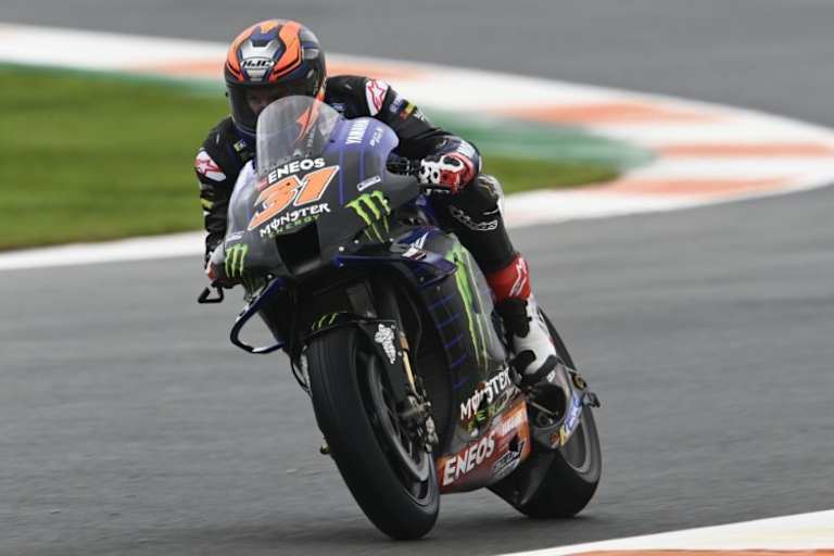 Garrett Gerloff war bei seinem MotoGP-Debüt auch mit nasser Piste konfrontiert