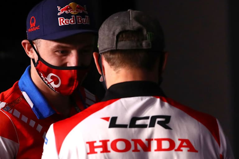 Jack Miller und Cal Crutchlow hatten auch bei der Pressekonferenz in Portugal wieder einiges auszutauschen