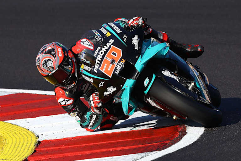Fabio Quartararo auf dem Weg in die zweite Startreihe