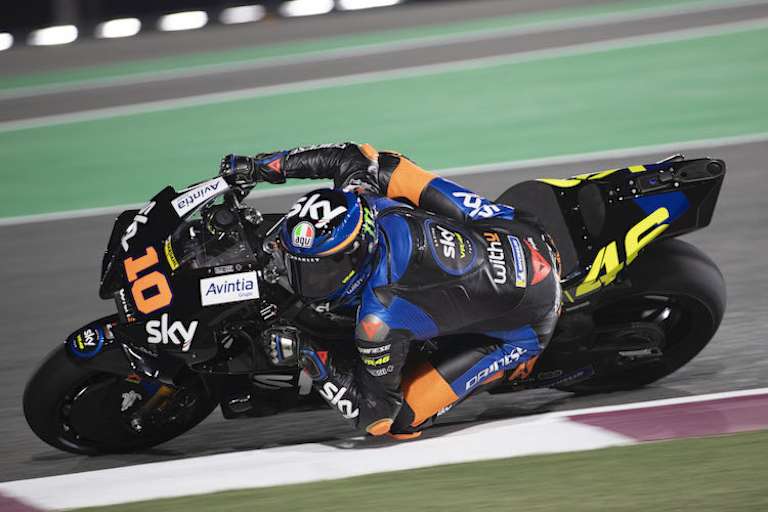 Luca Marini am Donnerstag in Katar