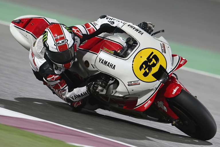 Cal Crutchlow war mit einer Sonderlackierung unterwegs