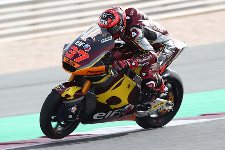 Augusto Fernández auf seiner Kalex in Katar