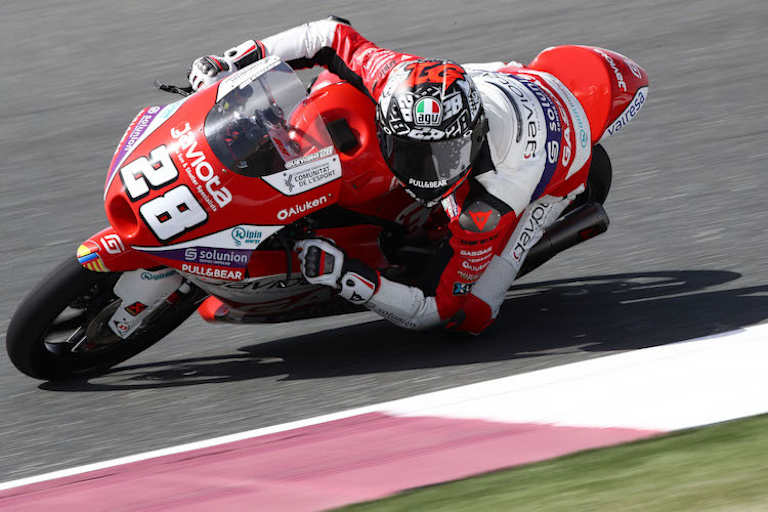 Rookie Izan Guevara in Katar