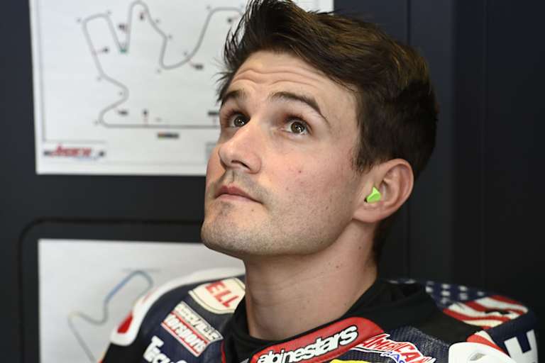 Cameron Beaubier strandete am Sonntag im Kiesbett des Losail Circuit