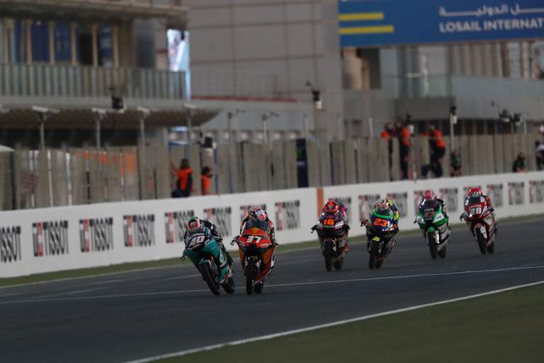 Enges Finish beim Doha-GP zwischen Pedro Acosta und Darryn Binder