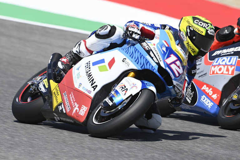 Thomas Lüthi hat große Probleme mitzuhalten